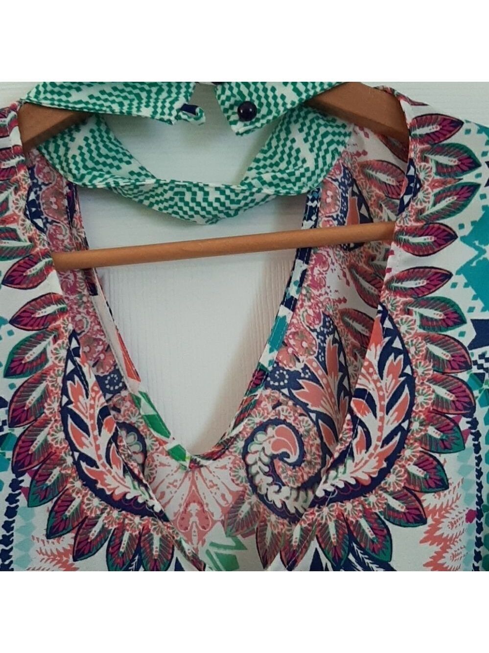 City Triangles Coloful Romper - Picture 6 of 13